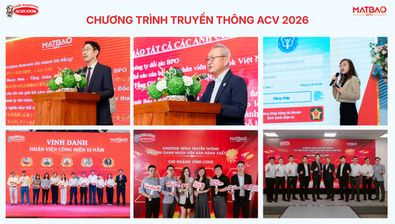 [MẮT BÃO BPO] – ĐỒNG HÀNH CÙNG ACECOOK VIỆT NAM TRONG CHƯƠNG TRÌNH TRUYỀN THÔNG THƯỜNG NIÊN - “ĐỔI MỚI TƯ DUY, MỞ ĐƯỜNG TĂNG TRƯỞNG 2026”